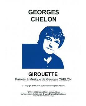 GIROUETTE / TELECHARGEMENT PARTITION GEORGES CHELON