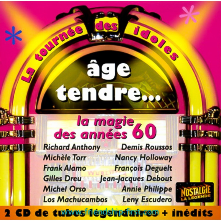Coffret 2 CD Divers artistes / Âge Tendre... Volume 1 (2006)