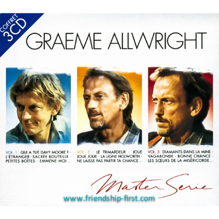 Coffret 3 CD Graeme Allwright / Master Série Volume 1-2 & 3 (1998)