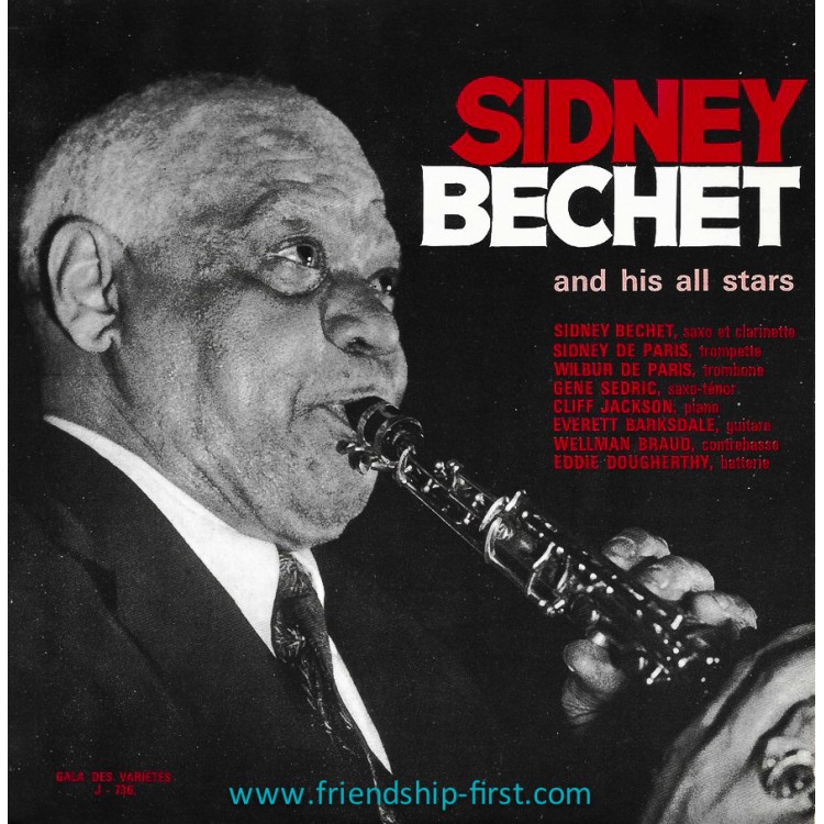 Mini disque 33 Tours Sidney Bechet / Sidney Bechet and His All-Stars (1958)