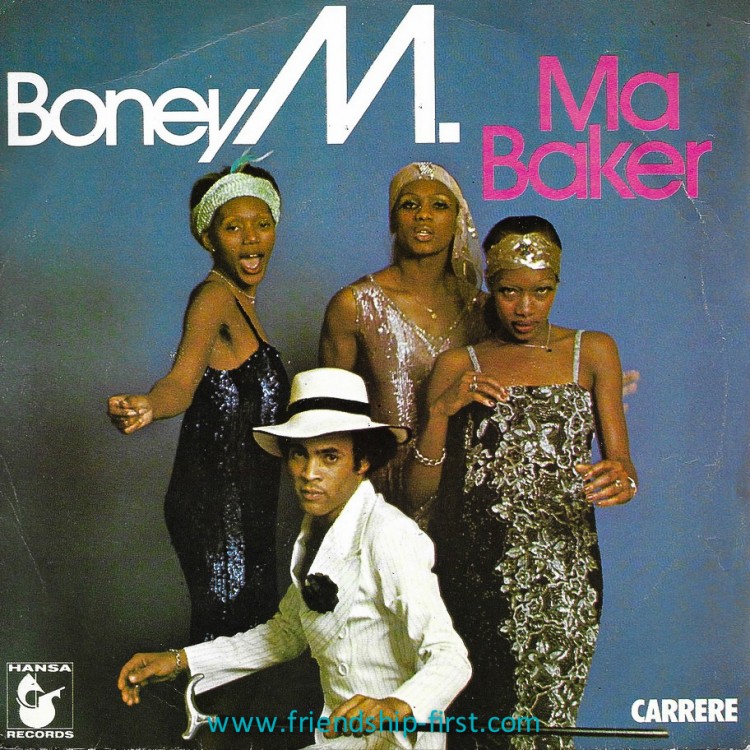 Disque 45 Tours Boney M / Ma Baker (1977)