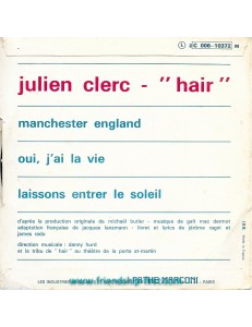 JULIEN CLERC / HAIR (occasion)