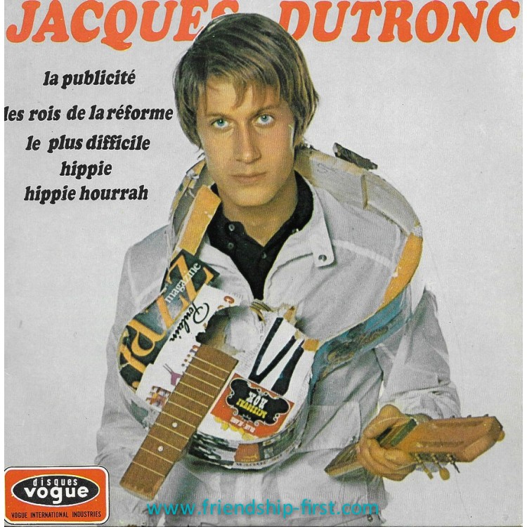 Disque 45 Tours Jacques Dutronc / La publicité (1967)