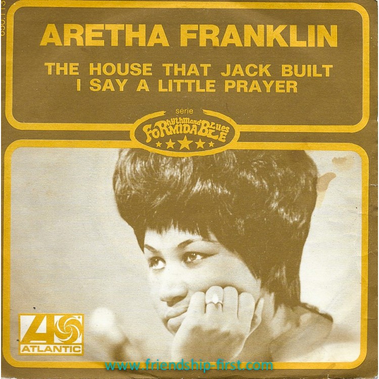 Disque 45 Tours Aretha Franklin / The House That Jack Built (1968)