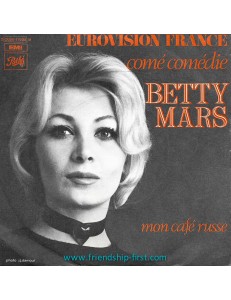 Disque 45 Tours Betty Mars / Comé comédie (1972)