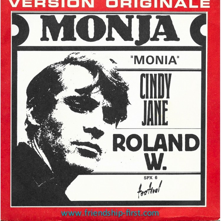 Disque 45 Tours Roland W. / Monja (1967)