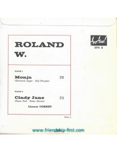 Disque 45 Tours Roland W. / Monja (1967)