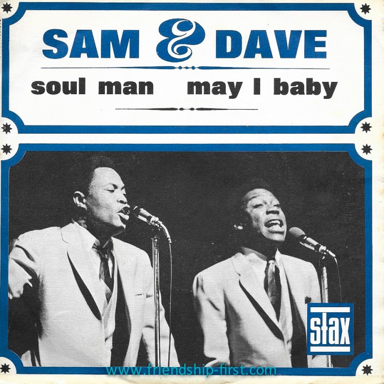 Disque 45 Tours Sam & Dave / Soul Man (1967)