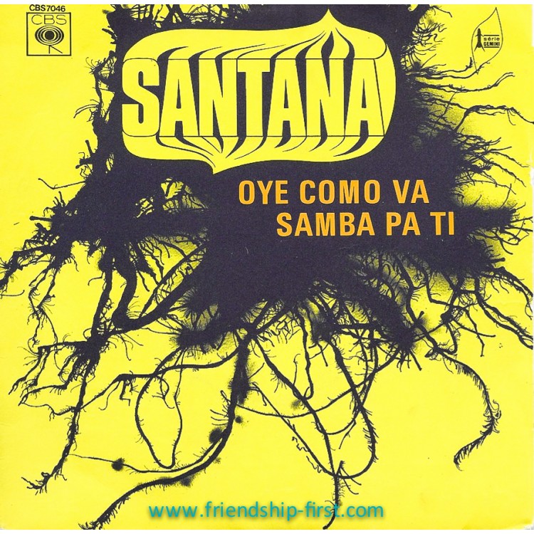 Disque 45 Tours Santana / Oye come va (1971)