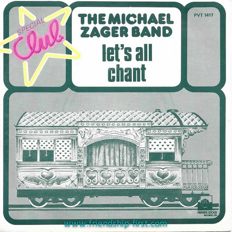 Disque 45 Tours The Michael Zager Band / Let's All Chant (1977)