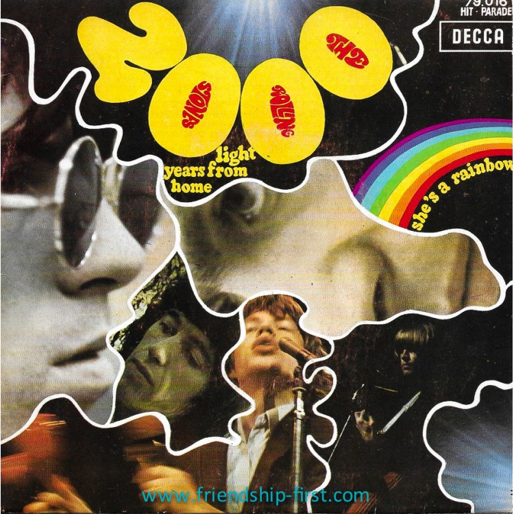 Disque 45 Tours The Rolling Stones / 2000 Light Years From Home (1968)