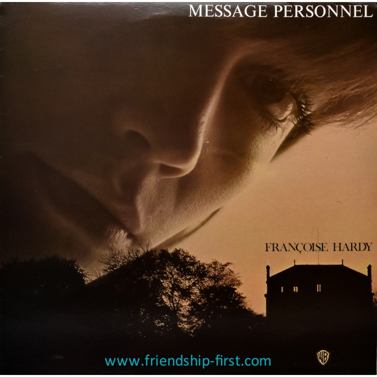 françoise hardy / message personnel 33 Tours verso 1973