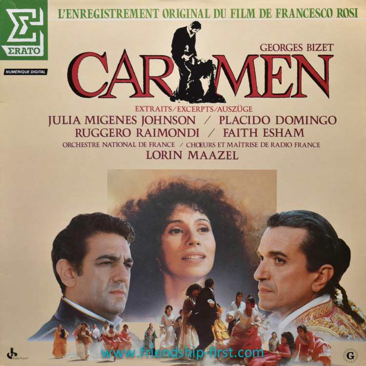 julia migenes johnson placido domingo ruggero raimondi carmen 33 Tours 1984