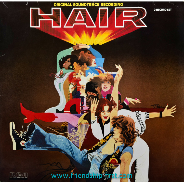 Double disque 33 Tours Galt MacDermot / Hair (B.O. du film de M. Forman) (1979)