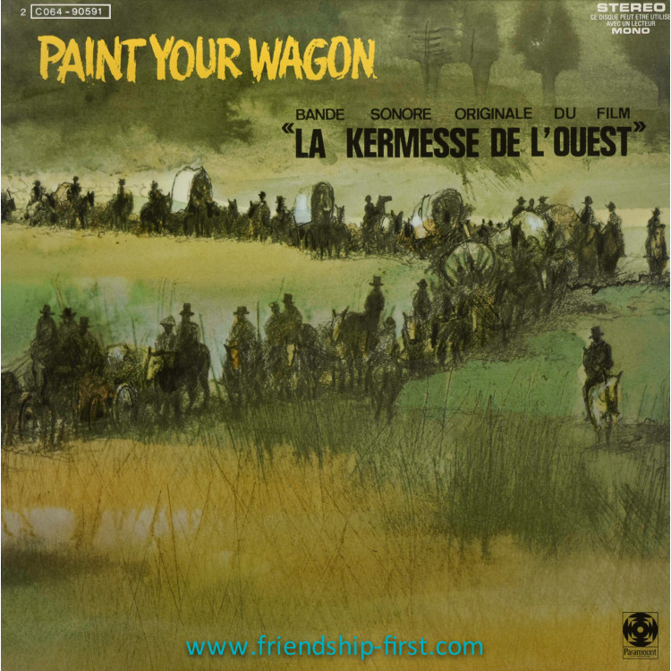Disque 33 tours divers artistes / La kermesse de l'Ouest (Paint Your Wagon (B.O. du film de J. Logan) (1969)