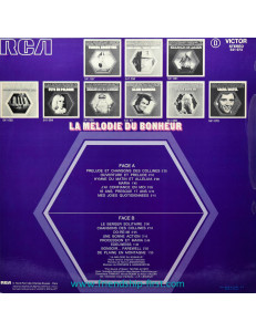 Disque 33 Tours Richard Rodgers / La mélodie du bonheur (V.F. du film de R. Wise (1965) verso