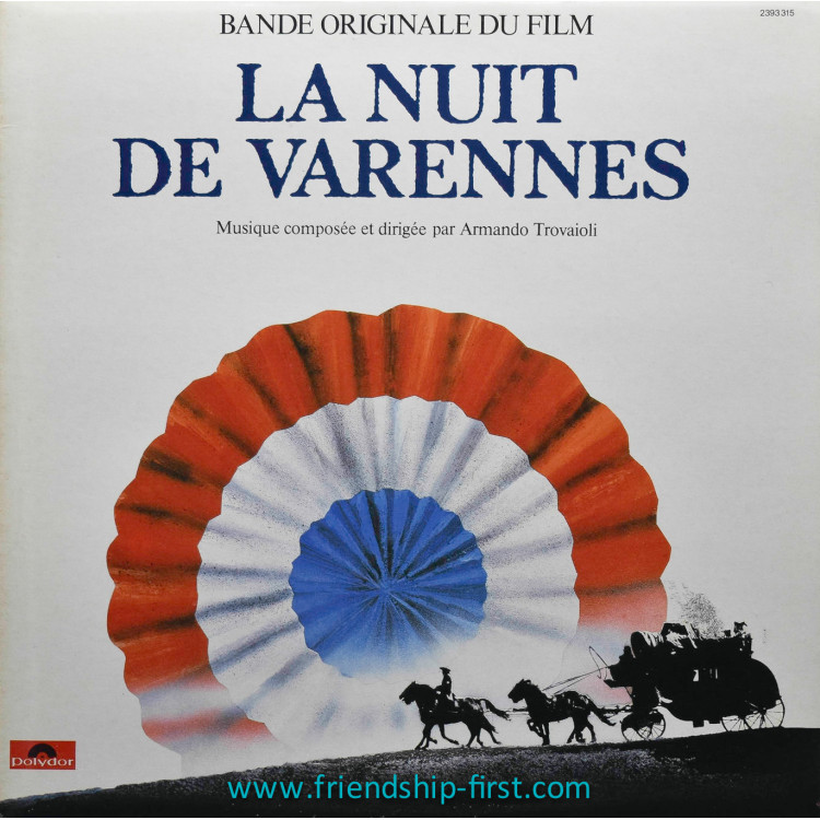 Disque 33 Tours Armando Trovaioli / La nuit de Varennes (B.O. du film d'Ettore Scola)(1982)