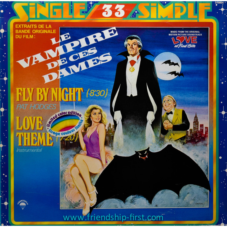 Disque Maxi 33 Tours (Bleu) Charles Bernstein / Le vampire de ces dames (B.O; du film de Stan Dragoti) (1979)