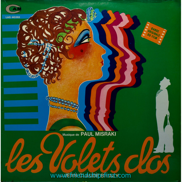 Disque 33 Tours Paul Misraki / Les volets clos (B.O. du film de J-C Brialy) (1973)