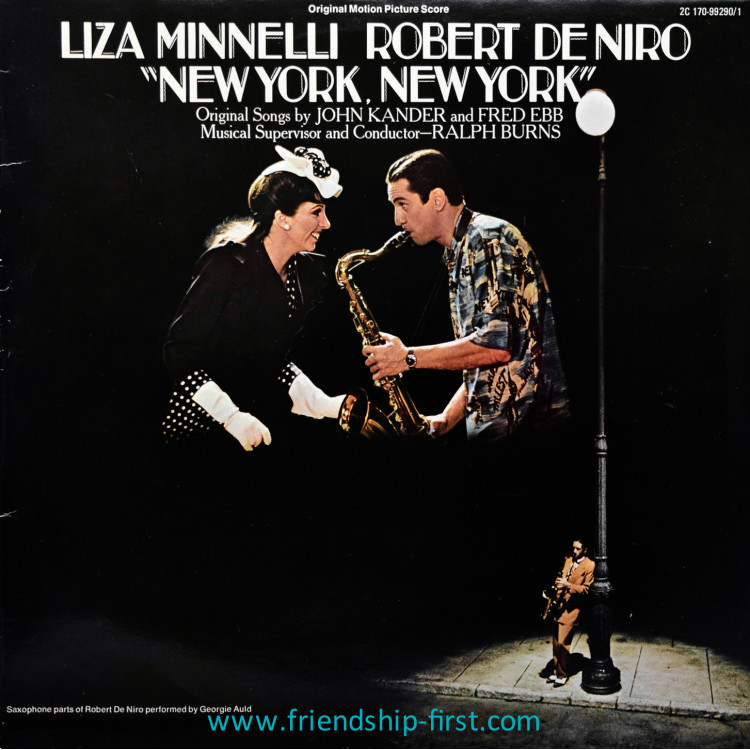 Double disque 33 Tours Liza Minnelli & Robert de Niro / New York New York  (B.O. du film de M. Scorsese) (1977)