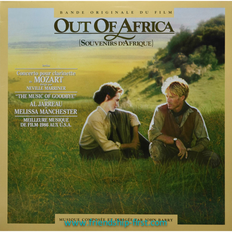 Disque 33 Tours John Barry / Out of Africa (1986)