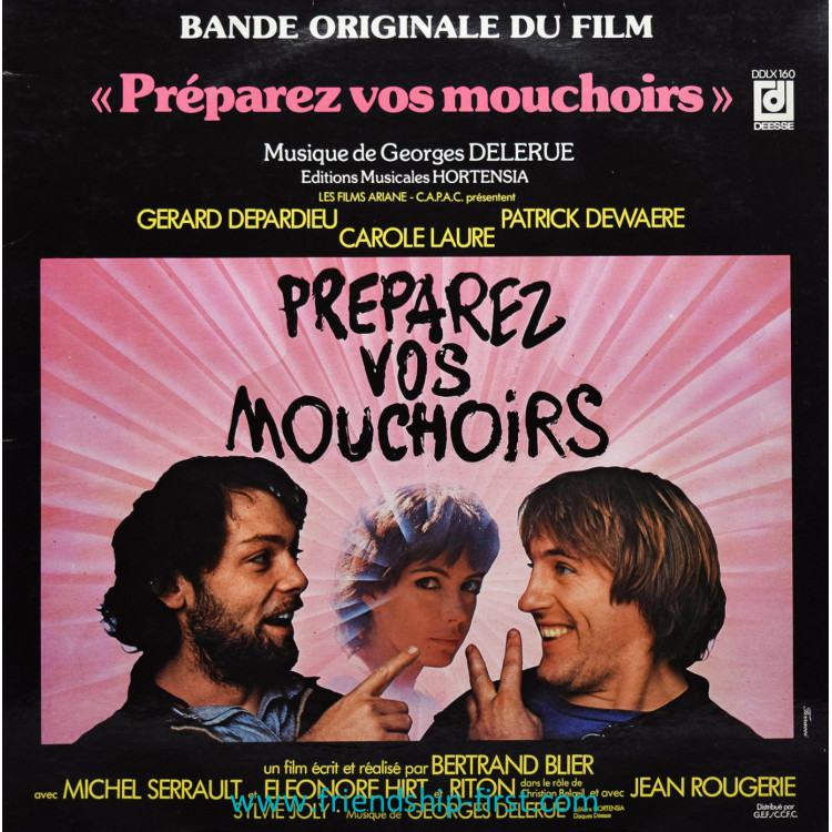 Disque 33 Tours Georges Delerue  / Préparez vos mouchoirs (B.O. du film de B. Blier) (1979)