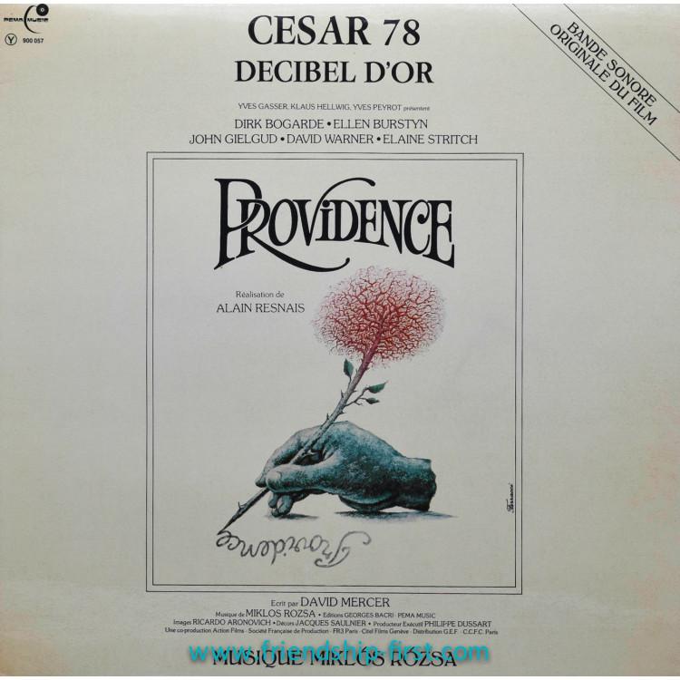 Disque 33 Tours Miklós Rózsa / Providence (B.O. du film de A. Resnais) (1977)