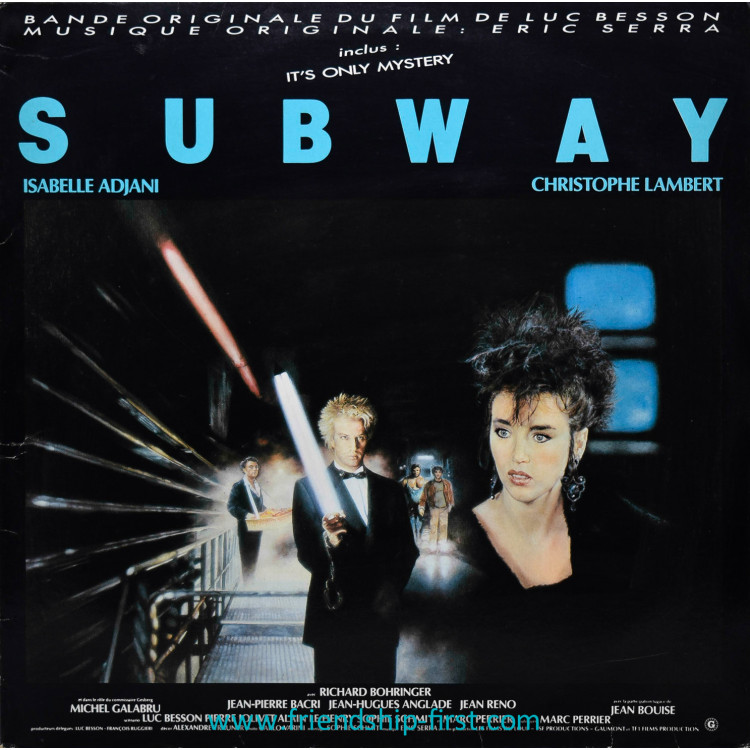 Disque 33 Tours Eric Serra / Subway (B.O. du film de Luc Besson) (1985)