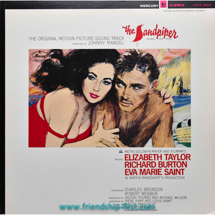 Disque 33 Tours Johnny Mandel / The Sandpiper (B.O. du film V. Minnelli) (Japon, 1977)