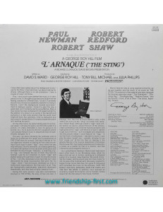 Disque 33 Tours Marvin Hamlisch - Scott Joplin / The Sting (B.O. du film de G. R. Hill) (1974)