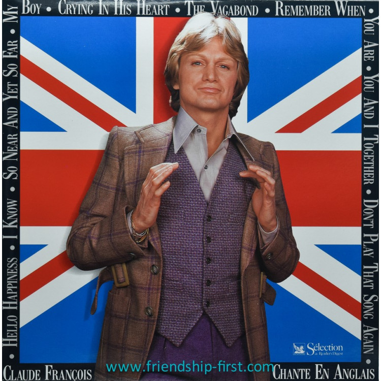 Disque 33 Tours Claude François / Chante en anglais (1987)