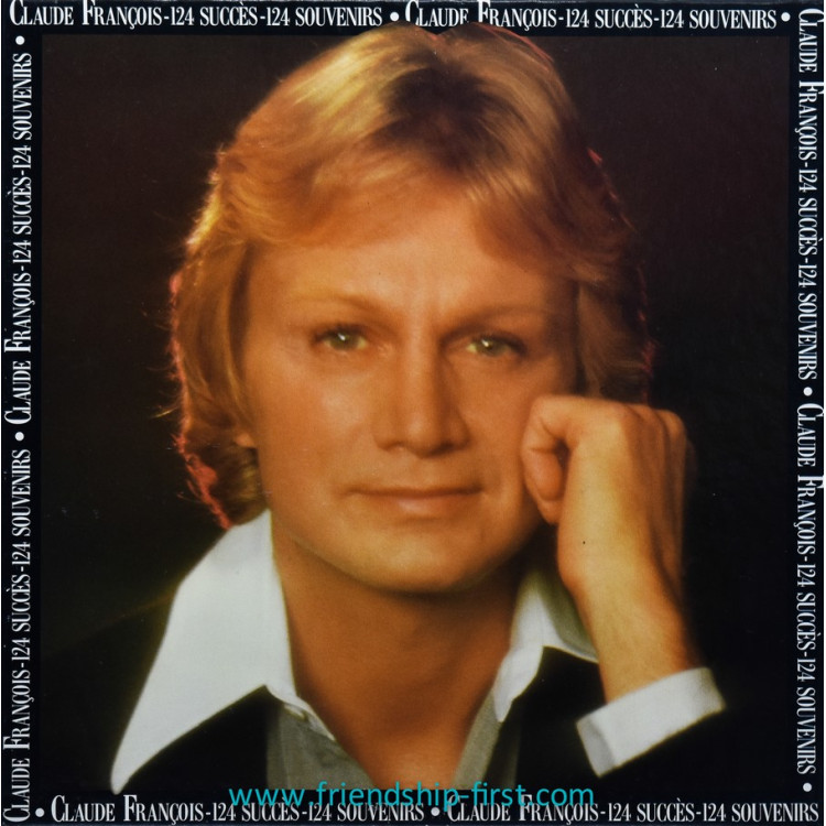 Coffret 8 disques 33 Tours Claude François / 124 succès 124 souvenirs (1987)
