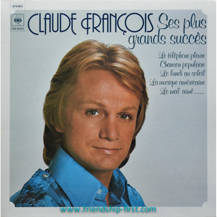 Disque 33 Tours Claude François /  Ses plus grands succès (1977)