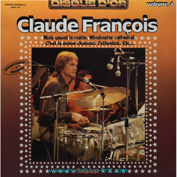 Disque 33 Tours Claude François /Ddisque d'or volume 4 Impact (1974)
