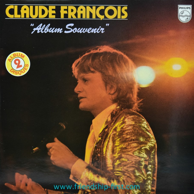 Double disque 33 Tours Claude François / Album Souvenir (1980)