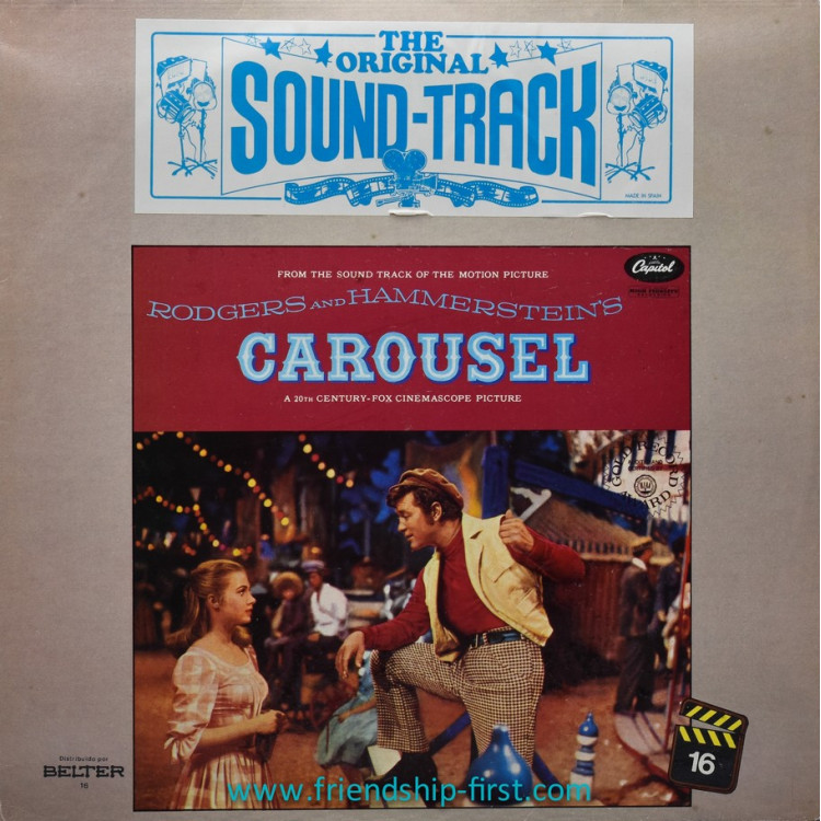 Disque 33 Tours Richard Rodgers & Oscar Hammerstein / Carousel (B.O du film de H. King) (Edition 1982)