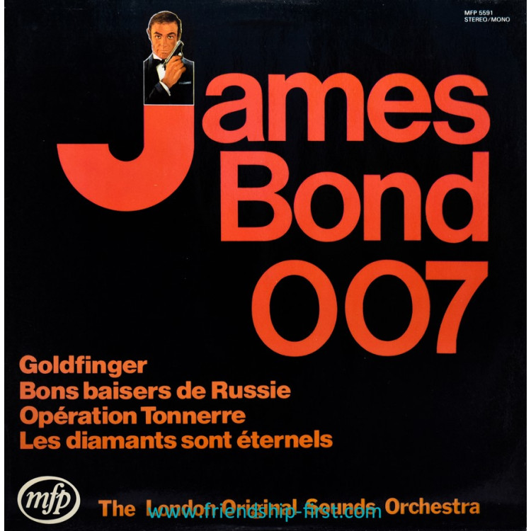 Disque 33 Tours The London Original Sounds Orchestra / James Bond 007 (1972)
