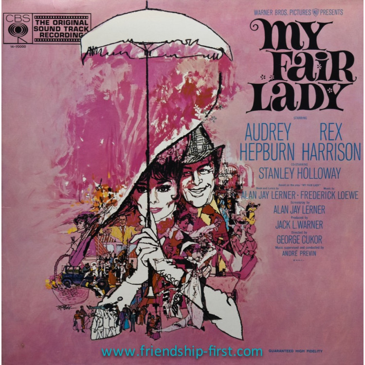 Disque 33 Tours Rex Harrison & divers artistes / My Fair Lady (B.O. de G. Cukor) (1964)