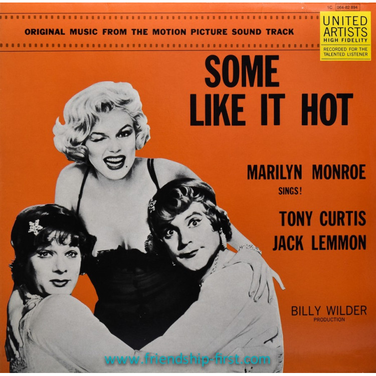 Disque 33 Tours Marilyn Monroe & divers artistes / Some Like it Hot (1959)