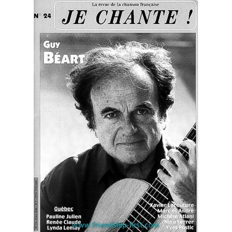 je chante ! N°24 Guy Béart Magazine mars 1999