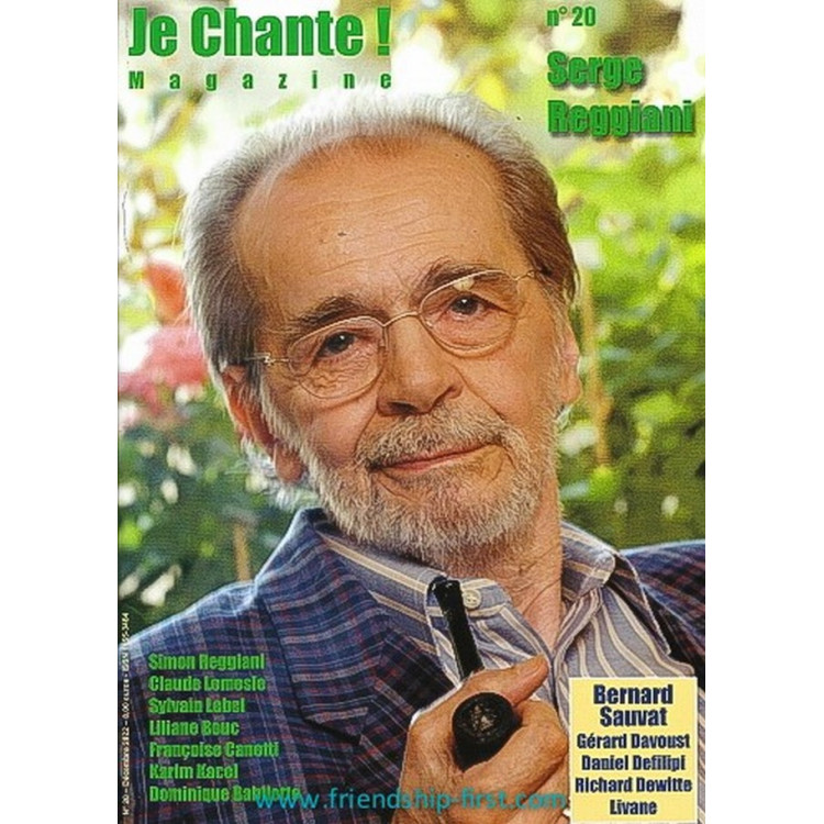 Je Chante ! Magazine N°20 Serge Reggiani décembre 2022