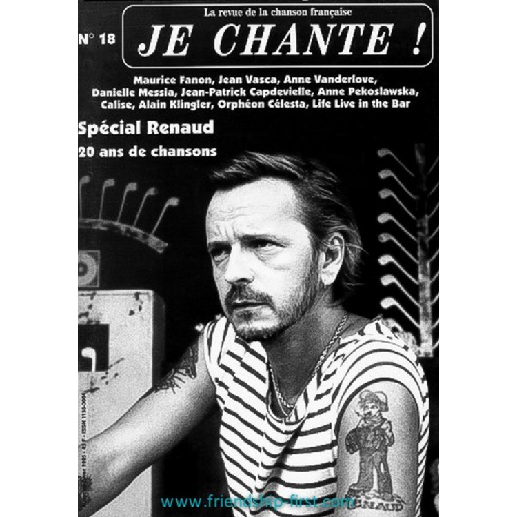 JE CHANTE ! N°18 Renaud décembre 1995
