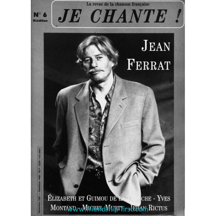 Je Chante ! N°6 Jean Ferrat décembre 1991