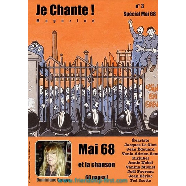 Je Chante ! Magazine N°3 Spécial Mai 68 2008