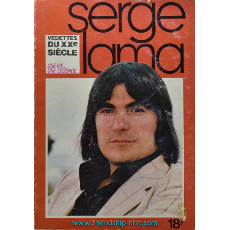 Livre Serge Lama une vie une légende vedettes du XXème siècle 1978