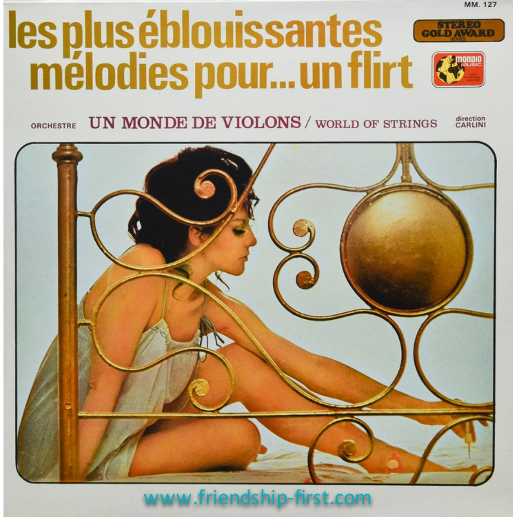 Carlini & Orchestre Un Monde de Vilons / Les plus éblouissantes mélodies pour... un flirt 33 Tours 1974