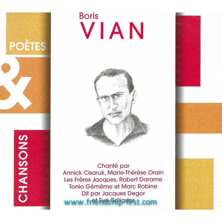 CD Divers artistes / Boris Vian chanté par (2002) Collection Poètes & Chansons