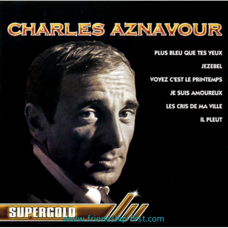 CD Charles Aznavour / Plus bleu que tes yeux (2004