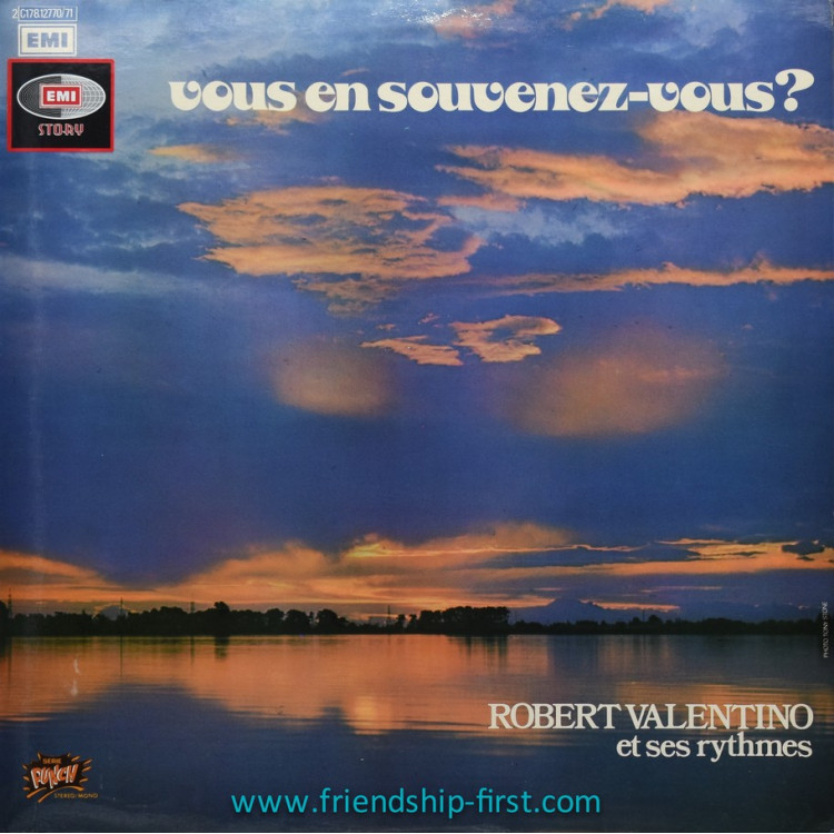 Double disque 33 T Robert Valentino & ses rythmes / Vous en souvenez-vous ? (1976)