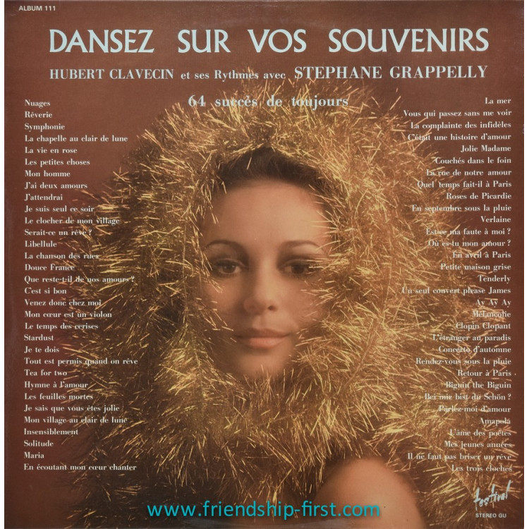 Hubert Clavecin & ses rythmes avec Stéphane Grappelly / Dansez sur vos souvenirs Double 33 T 1972